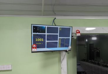 Queue system installed at a dental clinic in Sabah, Malaysia