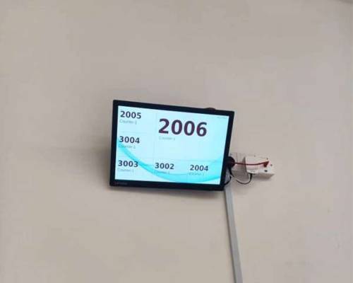 Queue system installed at a syariah court in Johor, Malaysia